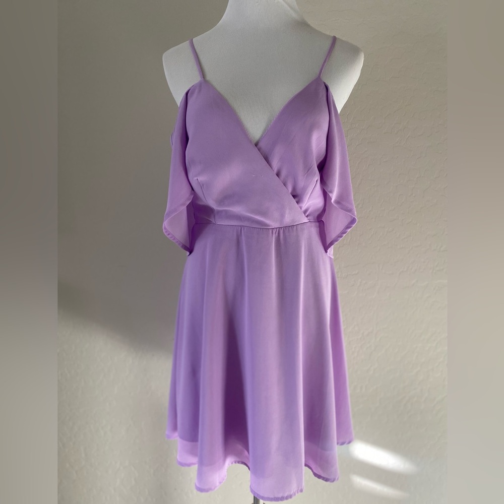 Lulus Lavender Spaghetti Strap Dress. Size S